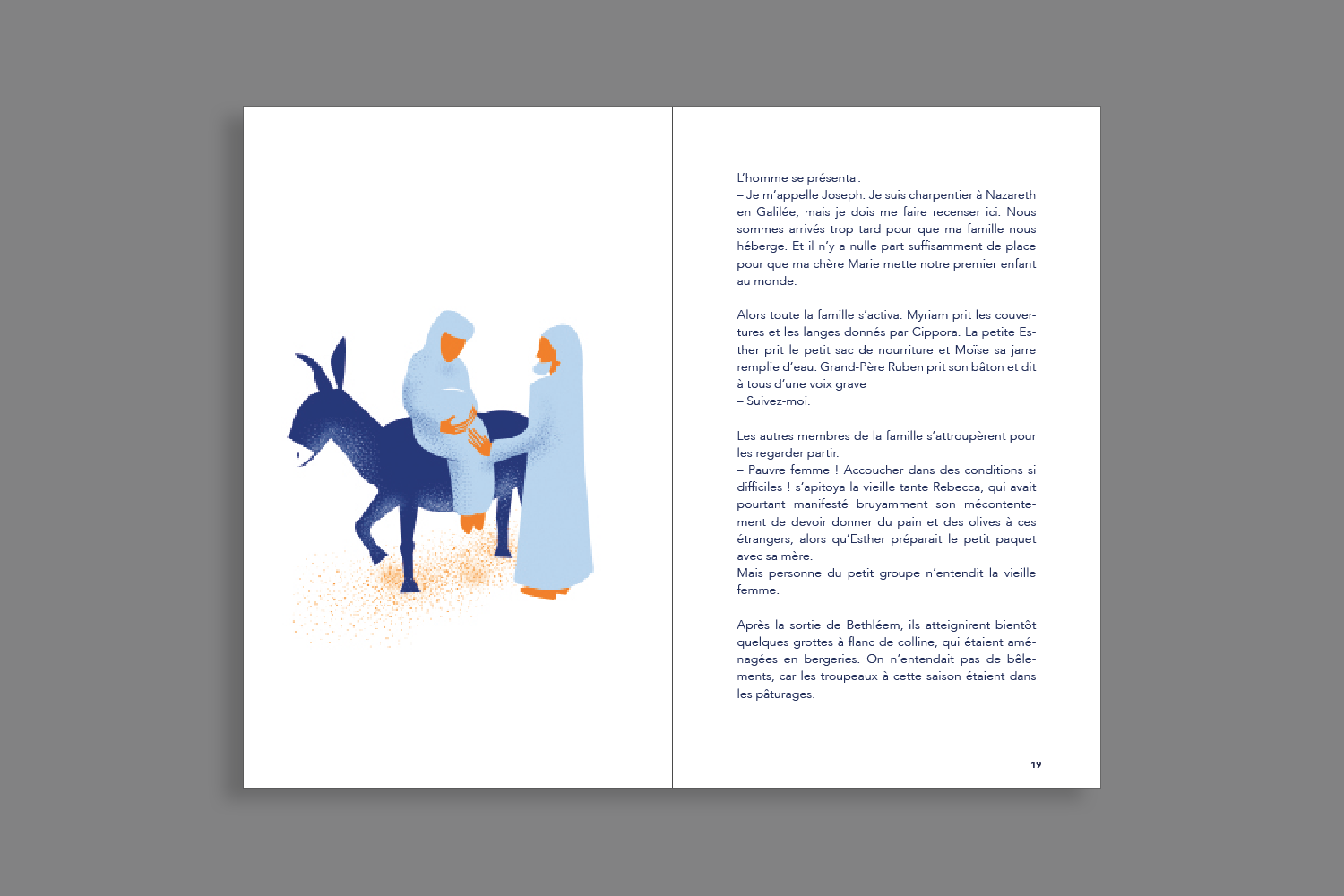 Conte, Les Enfants de Noël et les Bergers, illustration, édition